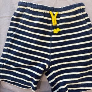 Mini Boden Blue and White Striped Shorts 5T